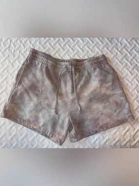 ASOS | Tie-Dye Cotton Lounge Shorts - Muted Pastel